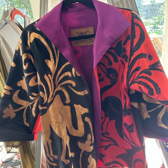 Designer Multicolor Artistic Blazer - Picture 2 of 4